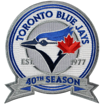 2016 Toronto Blue Jays 40th Team Anniversary Season Jersey Sleeve Patch 