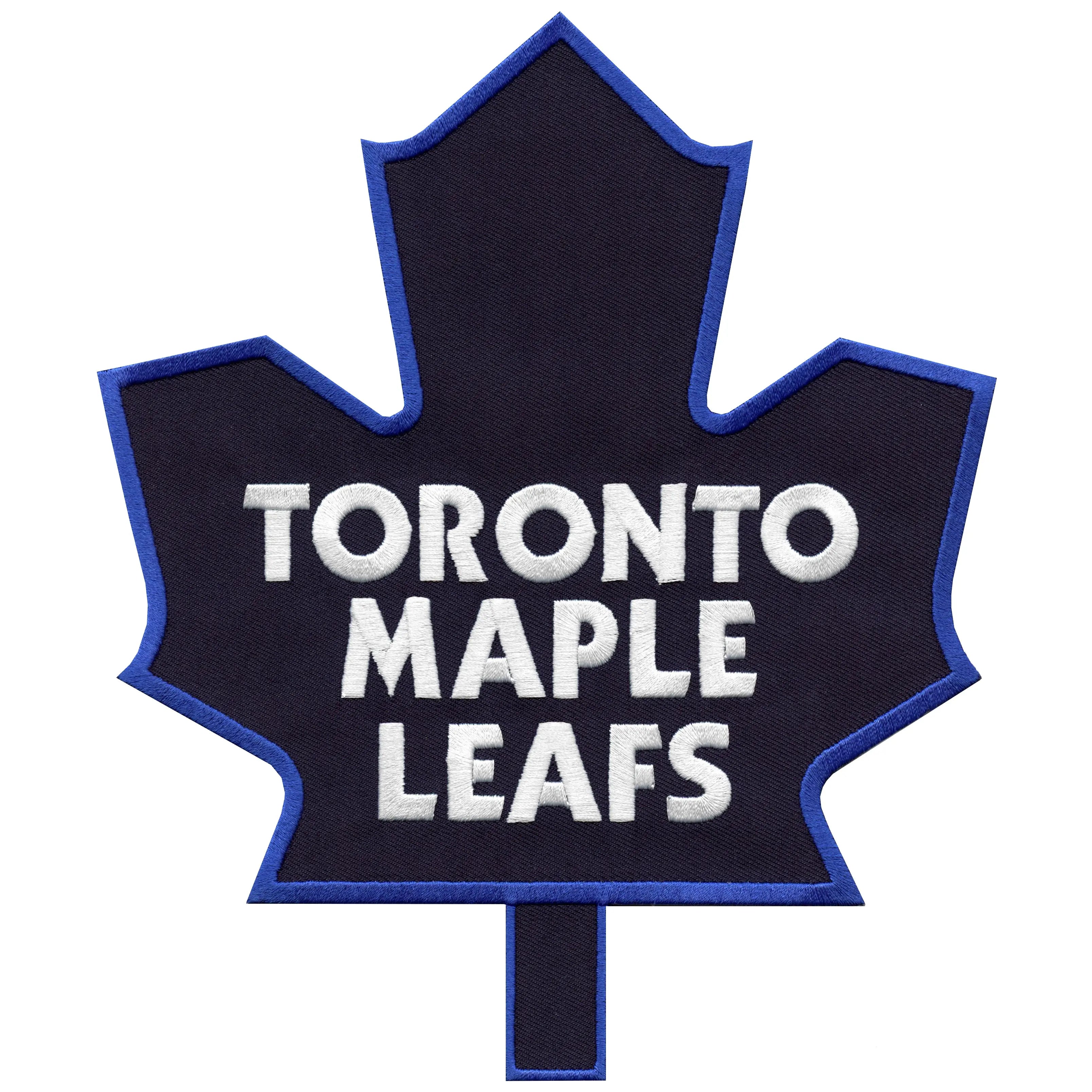 Toronto Maple Leafs Primary Team Logo Patch Large Blue Border Patch Collection