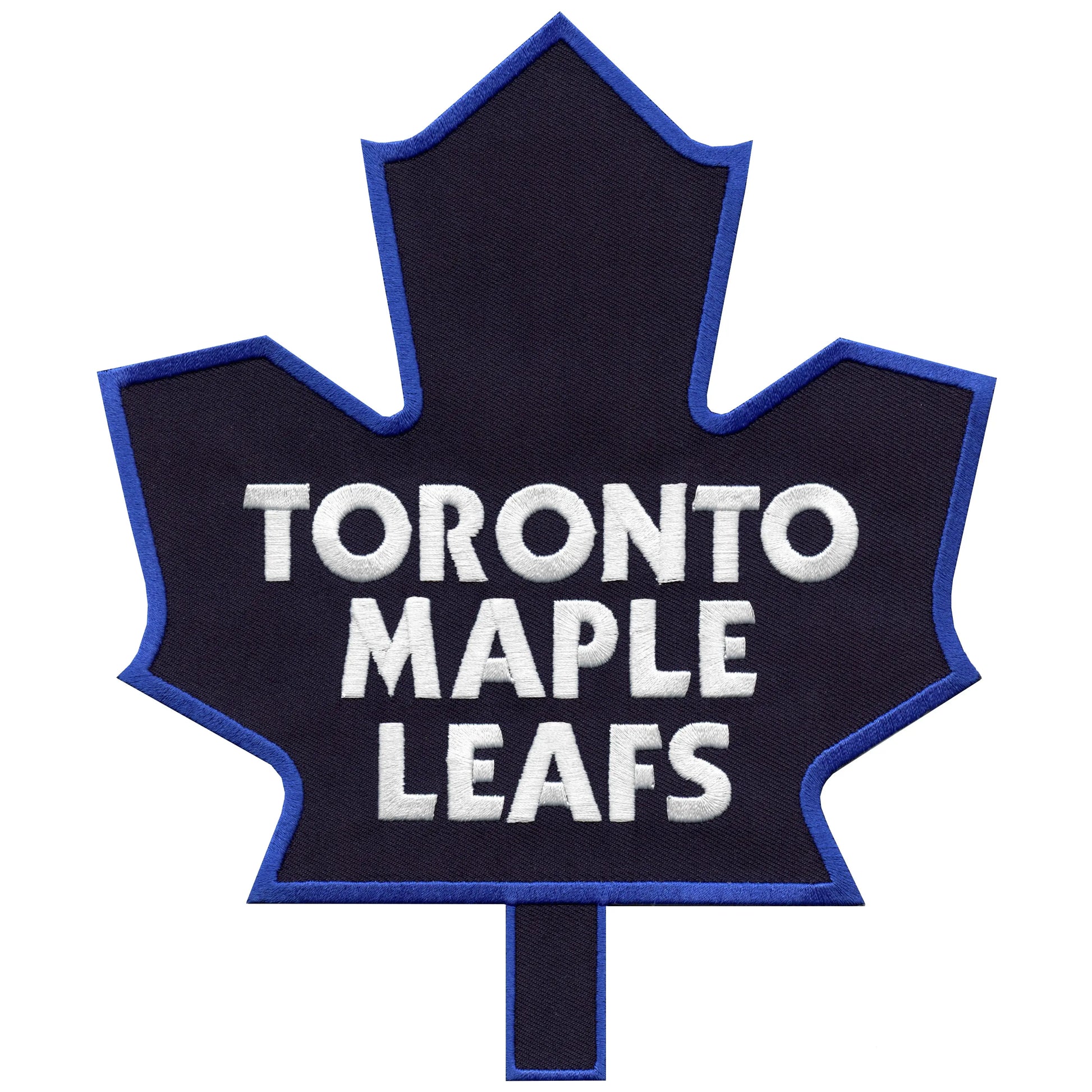 Toronto Maple Leafs Primary Team Logo Patch Large Blue Border