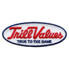 Trill Values Retro Oval Embroidered Iron On Patch 