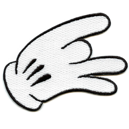 Triple D Dallas Hand With Glove Fingers Embroidered Iron On Patch 