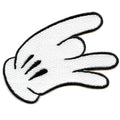 Triple D Dallas Hand With Glove Fingers Embroidered Iron On Patch
