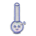 Trippy Bong Patch Pastel Colors Embroidered Iron On