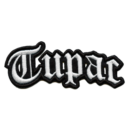 Tupac Old English Logo Patch West Coast Rapper Embroidered Iron On