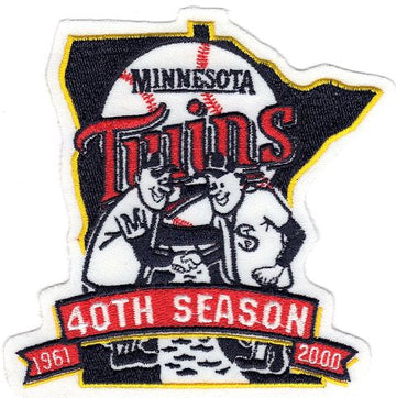 2000 Minnesota Twins 40th Season Anniversary Jersey Patch 
