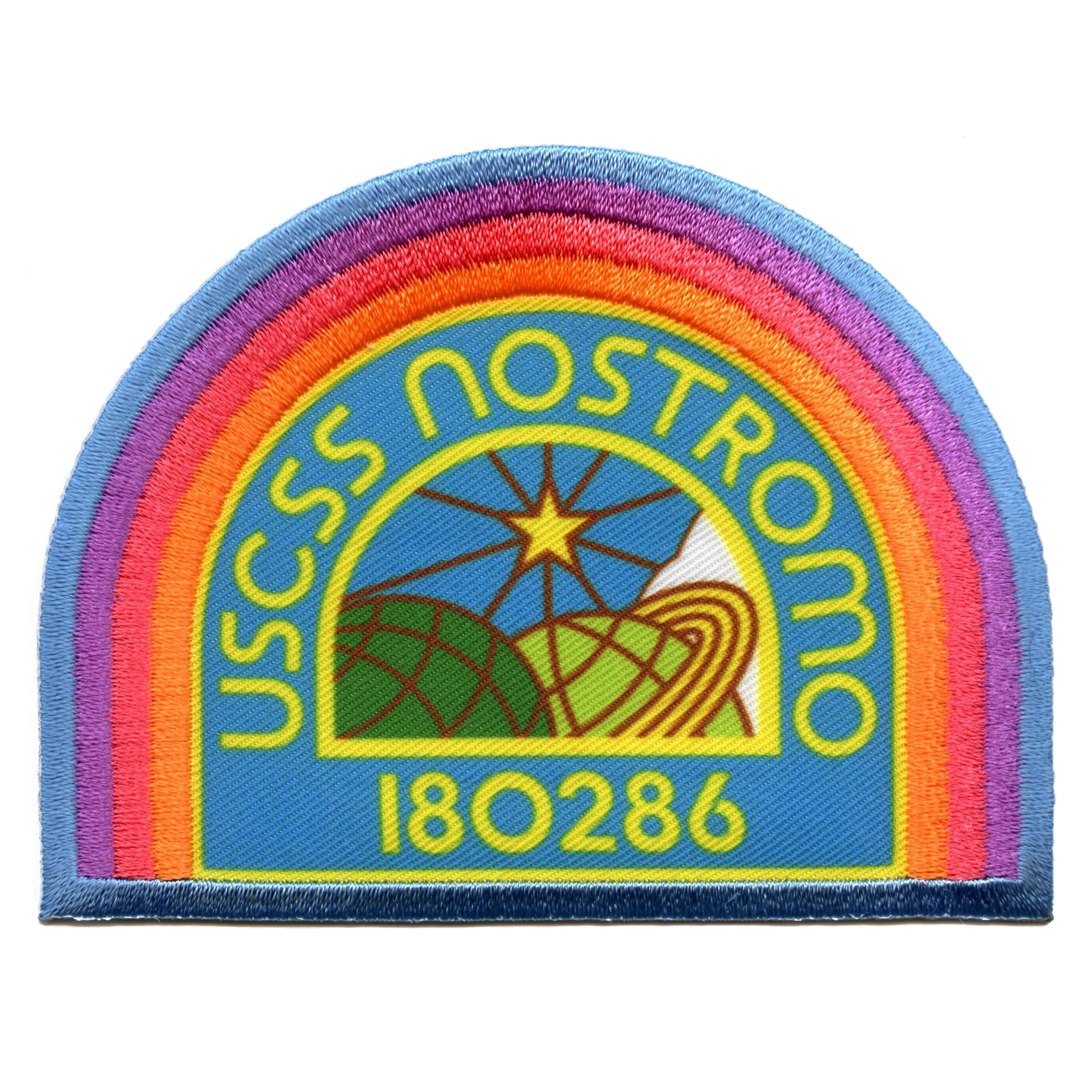 USCSS Nostromo 1809246 Alien Patch Sci-Fi Horror Movie Embroidered Iron On 
