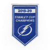 2020 NHL Stanley Cup Final Champions Tampa Bay Lightning Banner Jersey Patch 