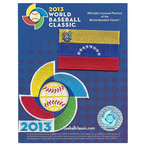 Venezuela 2013 World Baseball Classic Patch Pack – Patch Collection