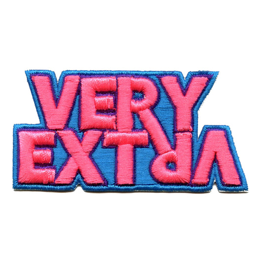 Super Extra Patch EDM Artist Logo Puff Embroidered Iron On 