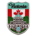Canada Shield Patch Victoria Embroidered Iron On
