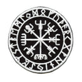 Viking Compass Glow In The Dark Iron On Patch