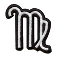 Virgo Astrological Zodiac Symbol Patch Horoscope Virgin Sign Embroidered Iron On