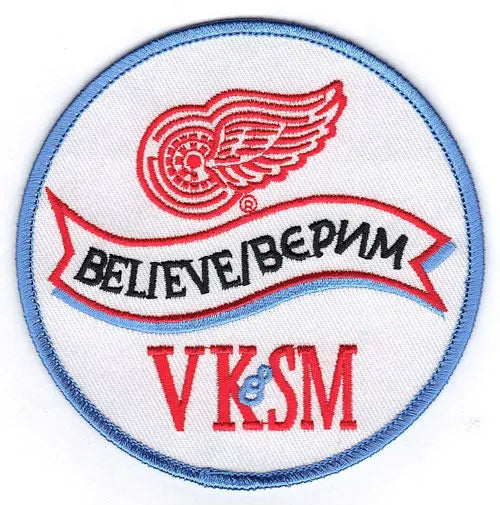 Vladimir Konstantinov Sergei Mnatsakanov 'Believe' Detroit Red Wings Memorial Patch (1997-98) 