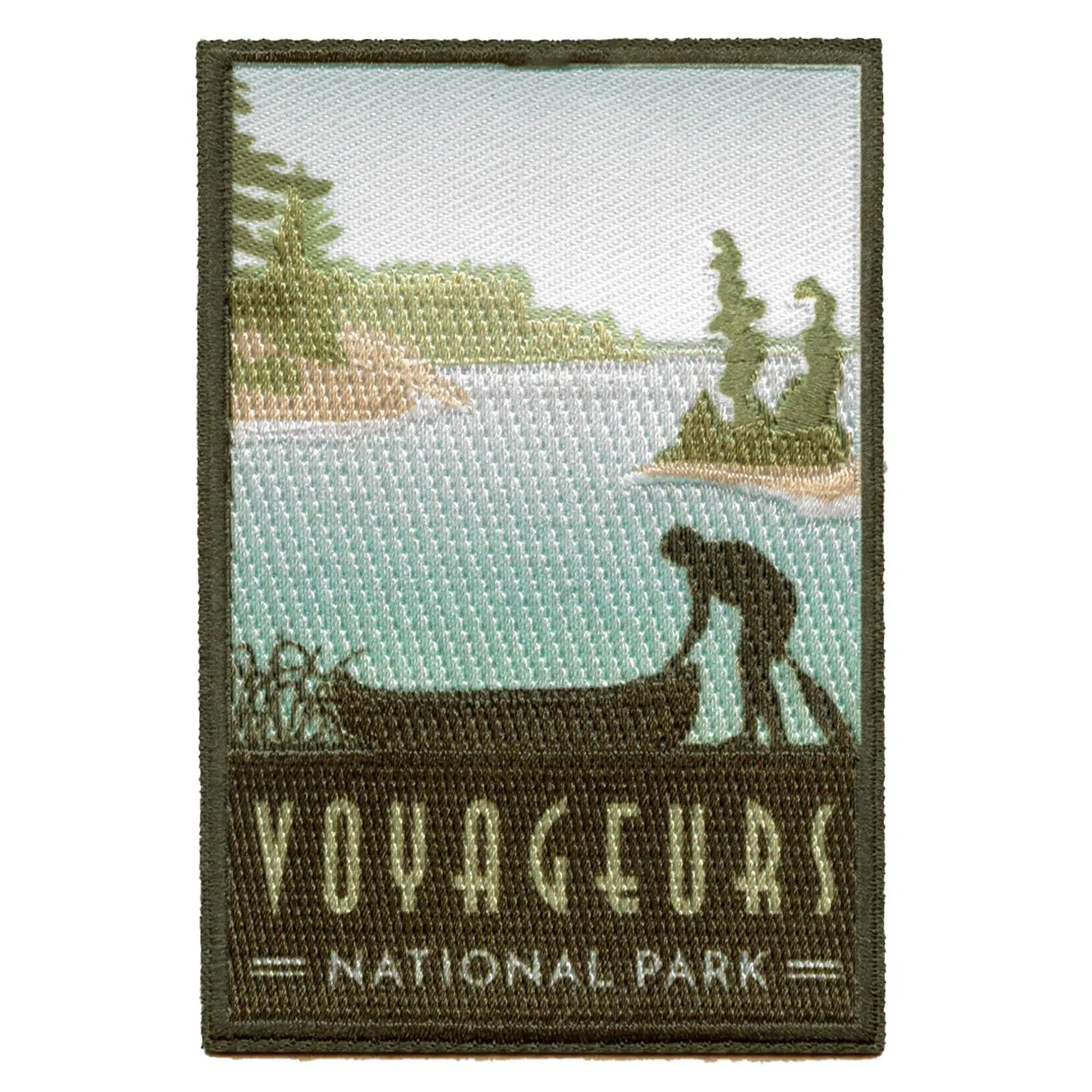 Voyageurs National Park Patch Minnesota Forest Waterways Sublimated Embroidery Iron On