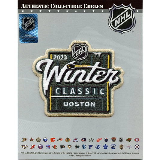 2023 NHL Winter Classic Jersey Patch Boston Bruins vs Pittsburgh Penguins