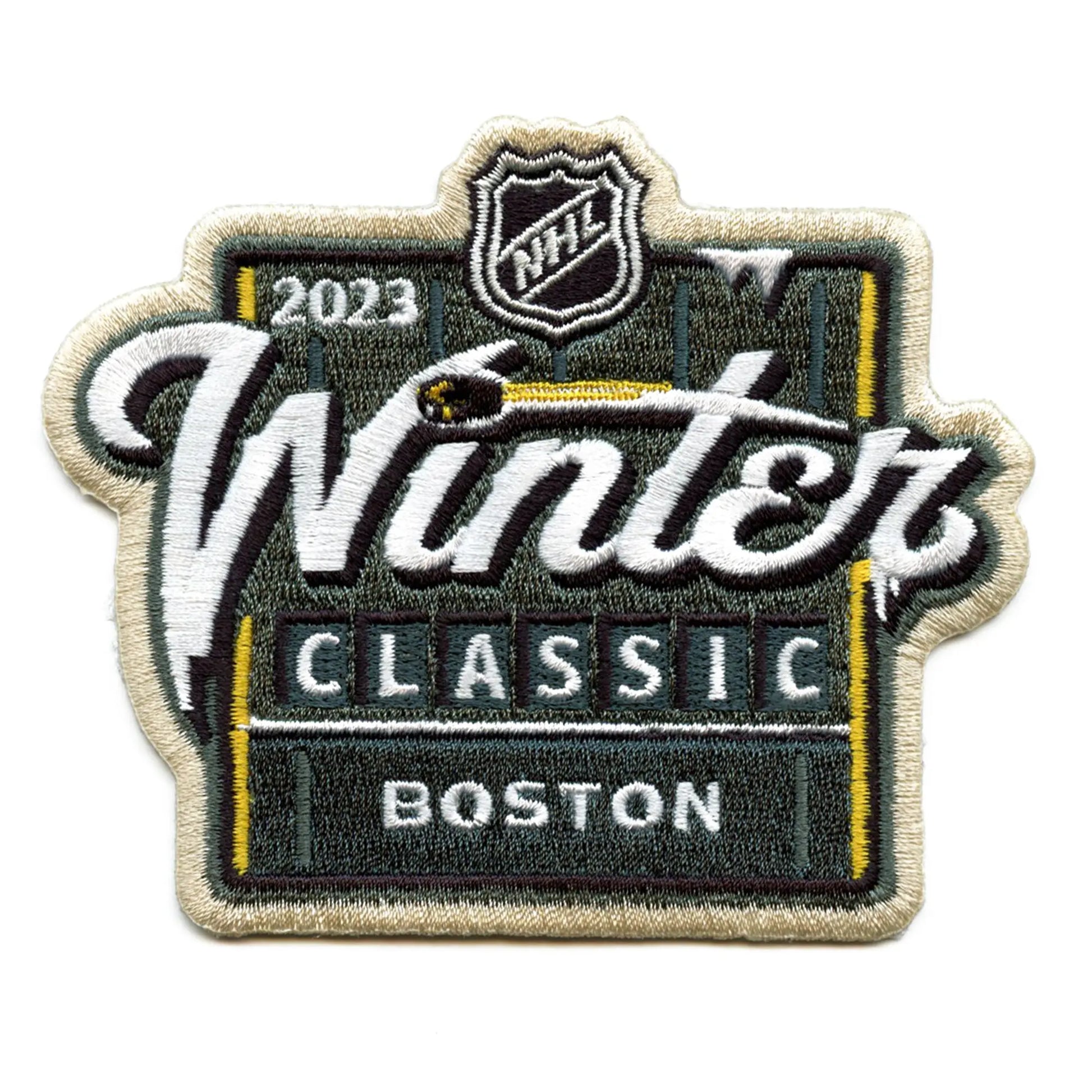 2023 NHL Winter Classic Jersey Patch Boston Bruins vs Pittsburgh Penguins