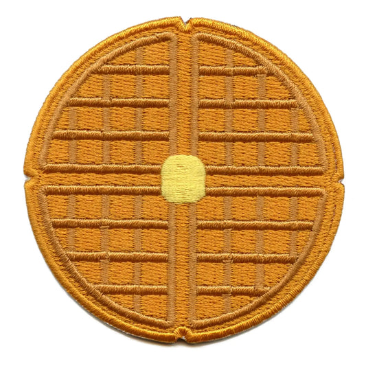 Buttery Waffle Patch Breakfast Food TV Embroidered Iron On