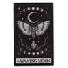Waning Moon Tarot Card Patch Embroidered Iron On 