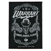 Warrant Louder Harder Faster Patch Metal Skull Wings Woven Iron On