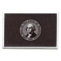 Washington Patch State Flag Grayscale Embroidered Iron On