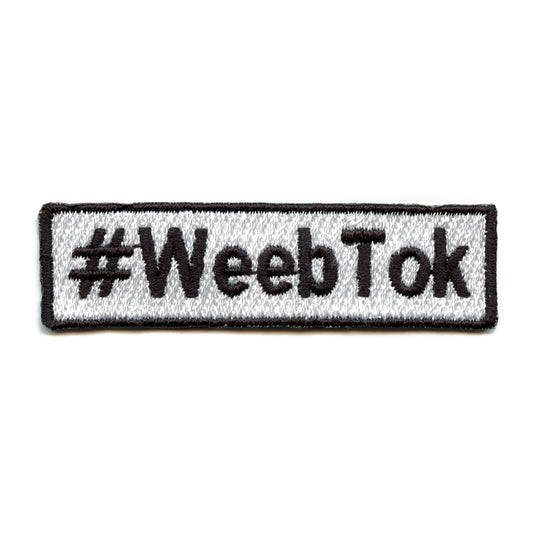 #WeebTok Patch Popular Hashtag Embroidered Iron On 