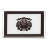 West Virginia Patch State Flag Grayscale Embroidered Iron On 