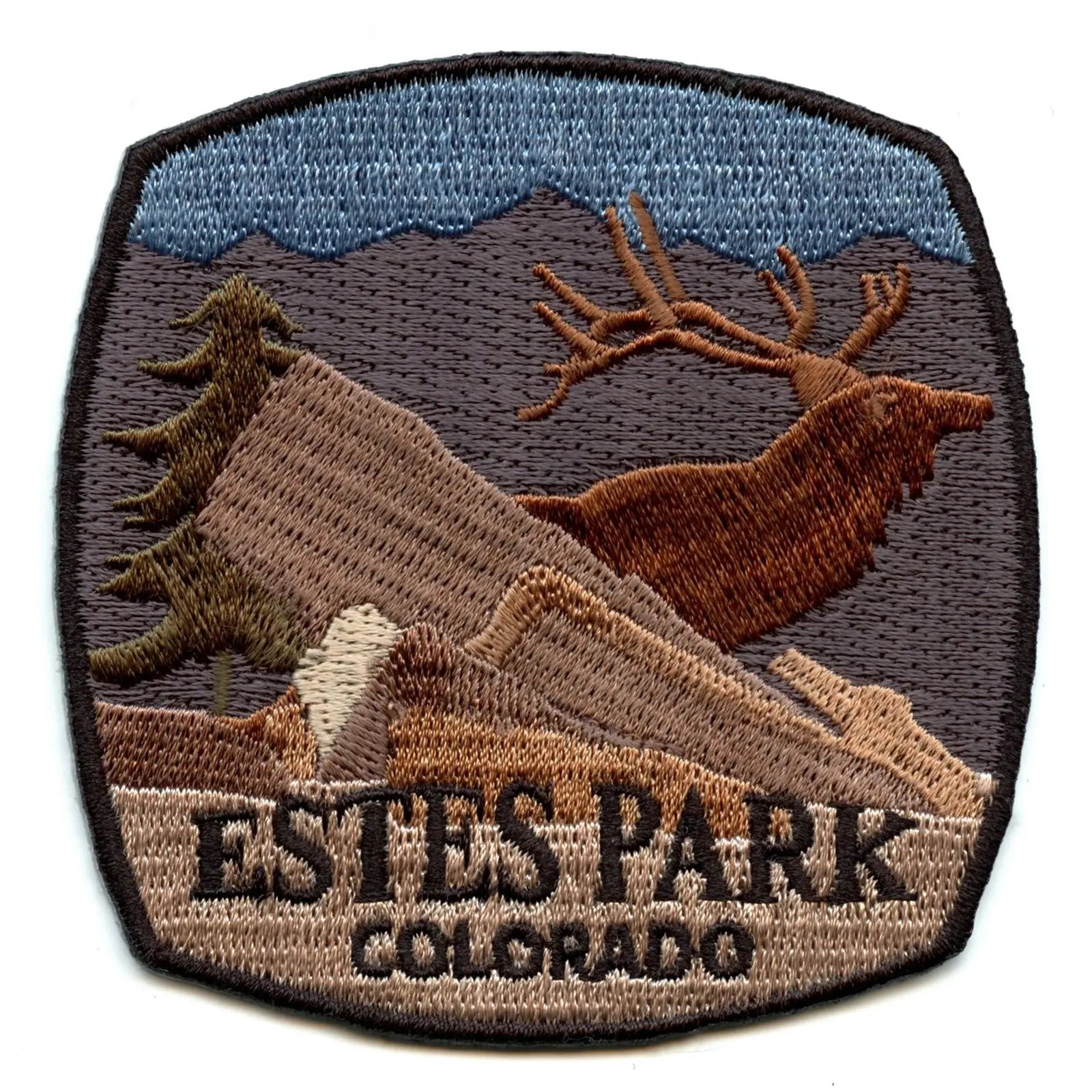 Estes Park Colorado Travel Patch Embroidered Iron On Patch 