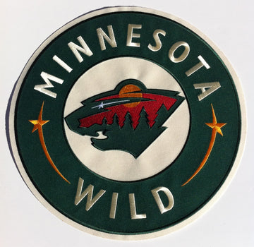 Minnesota Wild Round Large Front Logo Jersey Patch 