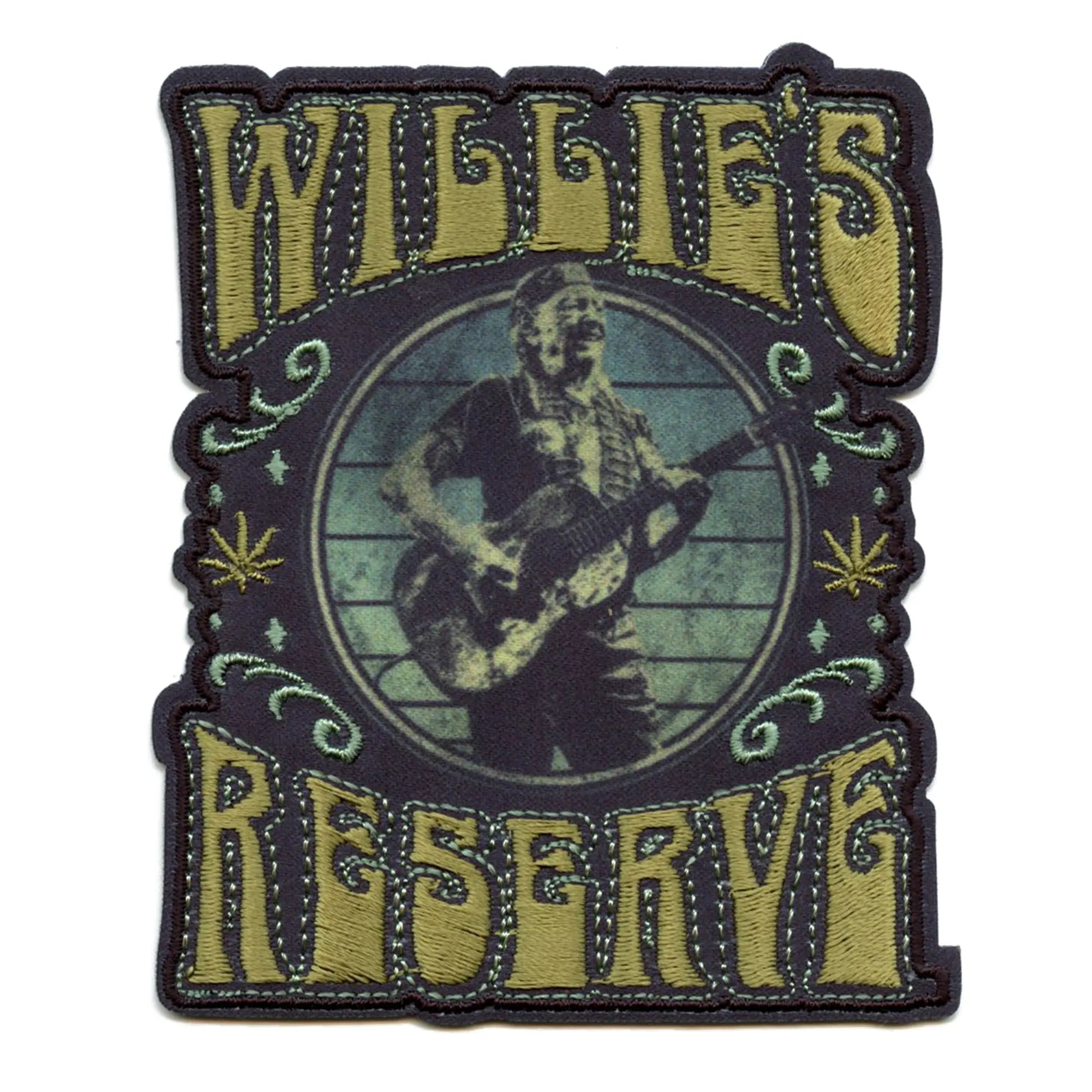 Willies Reserve Brand Patch Legal Independent Medicinal Embroidered Iron On