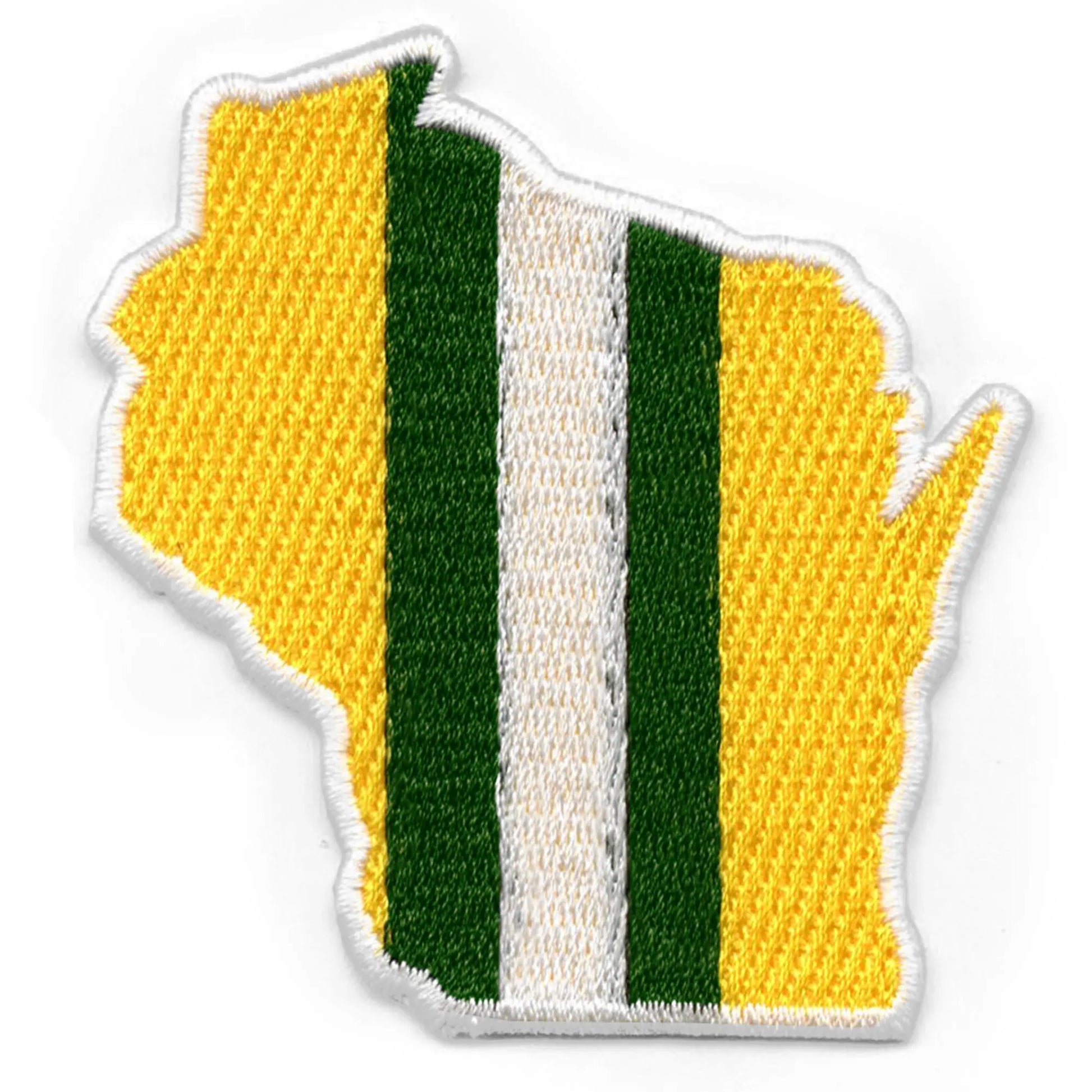 Green Bay Wisconsin State Football Parody Embroidered Iron On Patch
