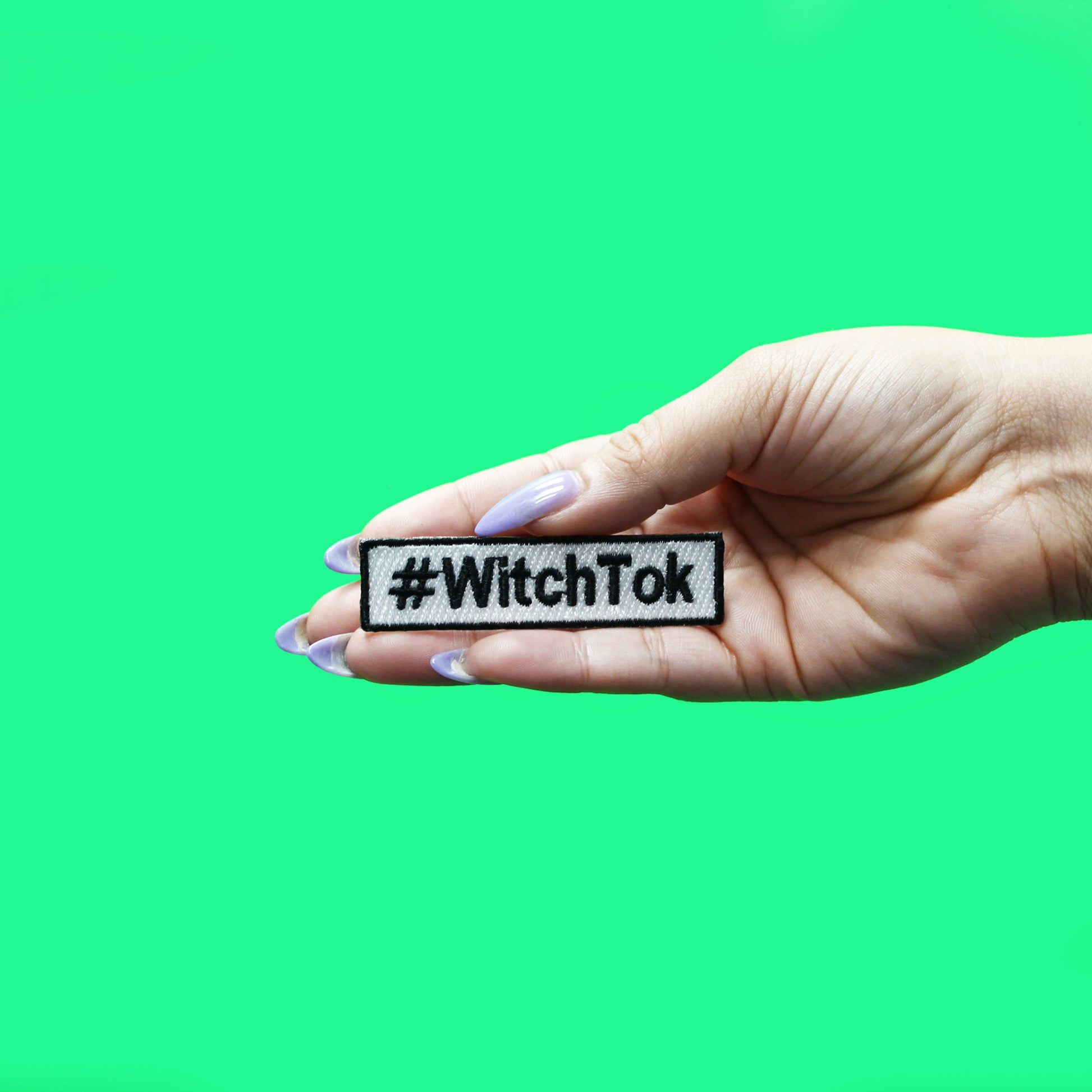 #WitchTok Patch Popular Hashtag Embroidered Iron On 
