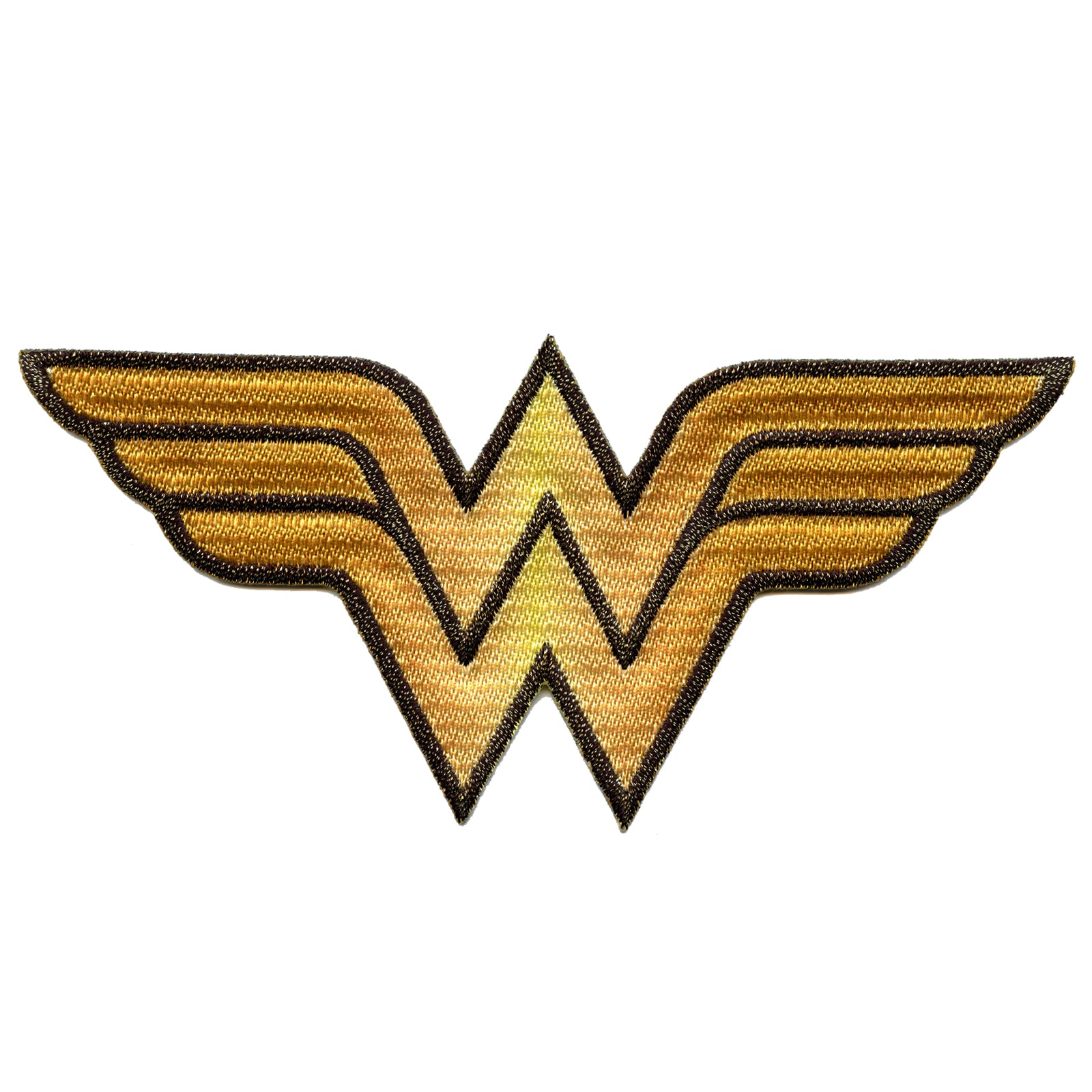 DC Comics Wonder Woman Glitter Logo Iron on Applique Patch - L 
