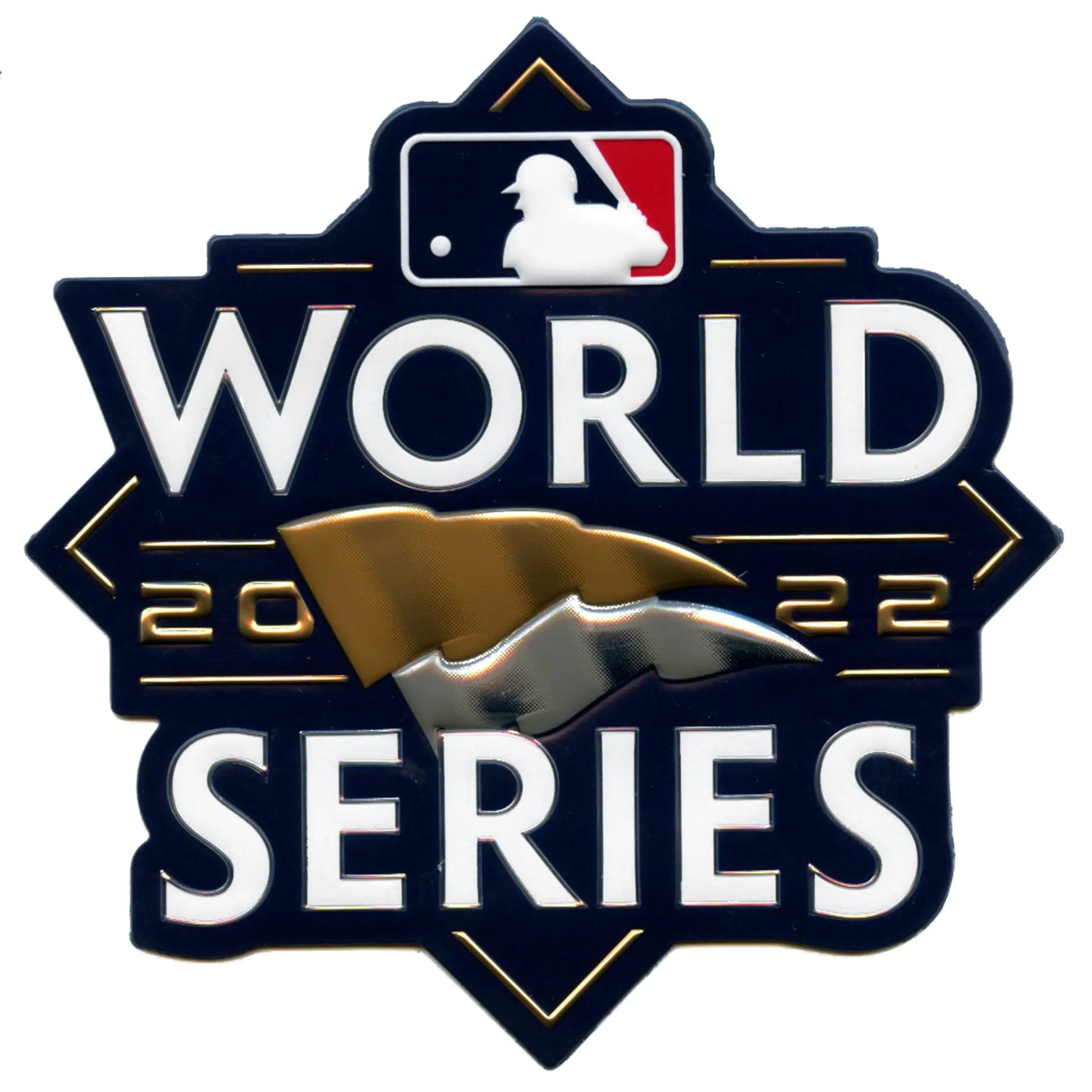 2022 MLB World Series On-Field Jersey Patch Philadelphia Phillies Houston  Astros