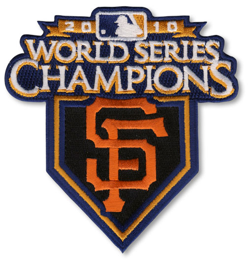 2010 San Francisco Giants MLB World Series Champions Jersey Patch 