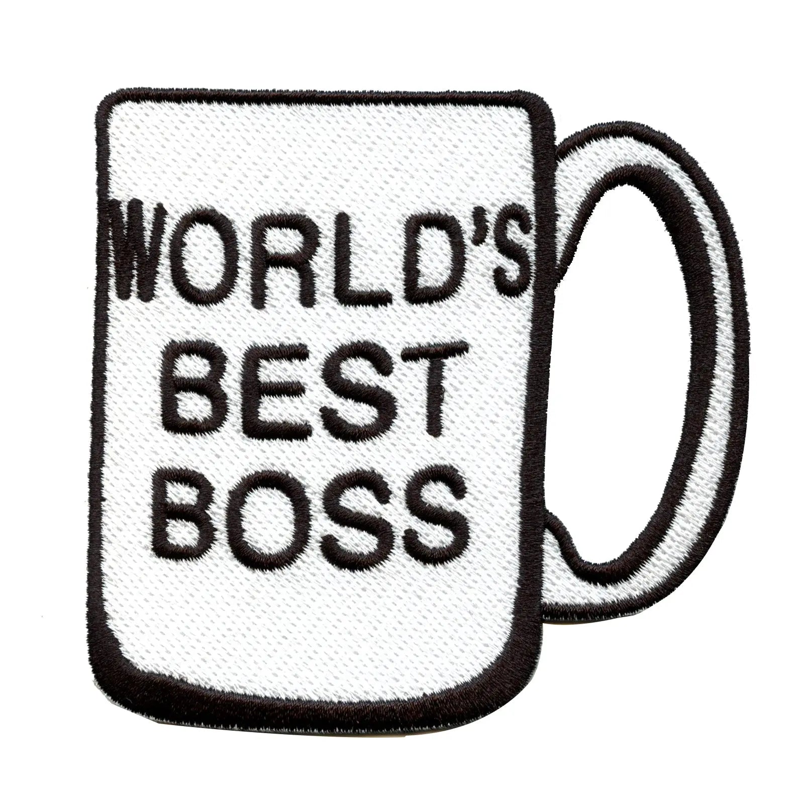 NBC The Office Michael Scott's "World's Best Boss" Coffee Mug Embroidered Iron on Patch 
