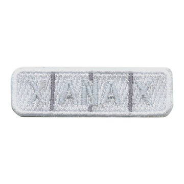 Xany Bar Pill Embroidered Iron On Patch 