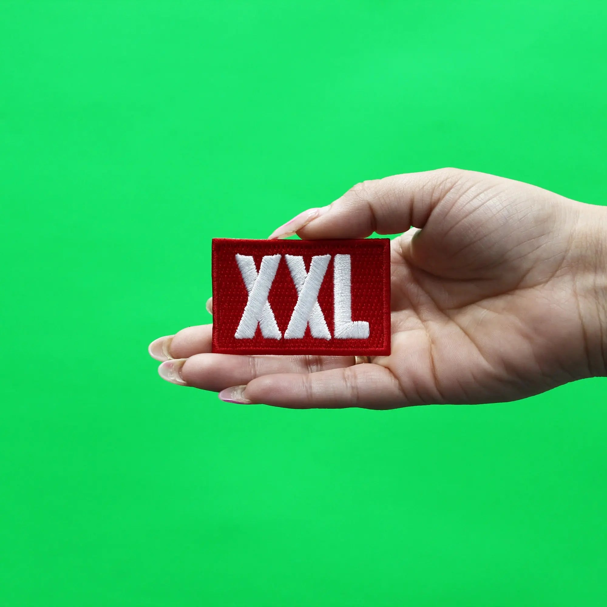 XXL Box Logo Iron On Embroidered Patch