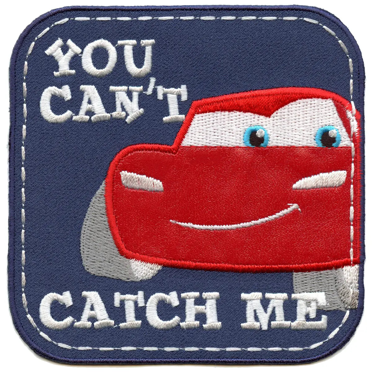 Disney Cars You Can't Catch Me Embroidered Applique Patch 