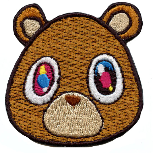 YZY Bear Face Iron On Embroidered Patch 