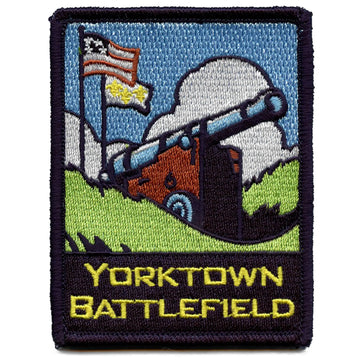 Yorktown Battlefield Canon Patch Historical Park Civil War Embroidered Iron On