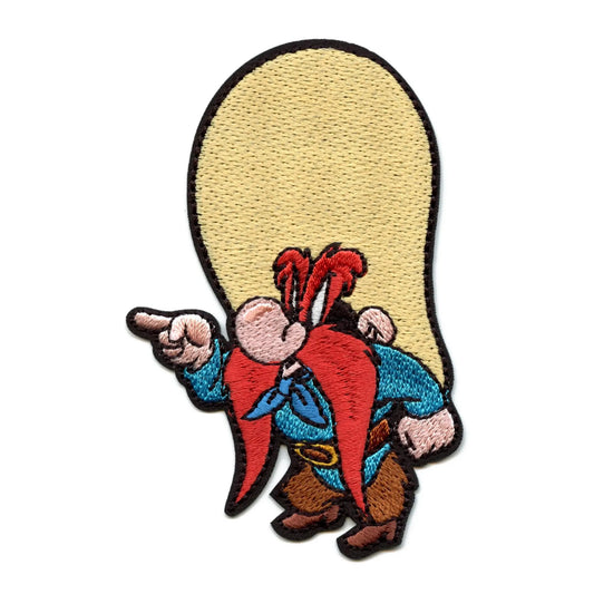 Official Looney Tunes Patch Yosemite Sam Embroidered Iron On 