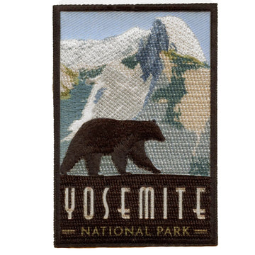 Yosemite National Park Patch Bear Sierra Nevada Sublimated Embroidery Iron On