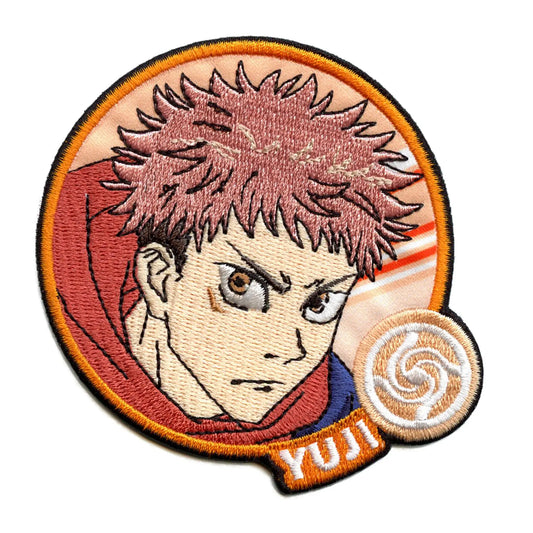 Jujutsu Kaisen Yuji Itadori Patch Demon Fight School Embroidered Iron On