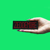 Zeddemore Name Tag Patch Costume Embroidered Iron On 