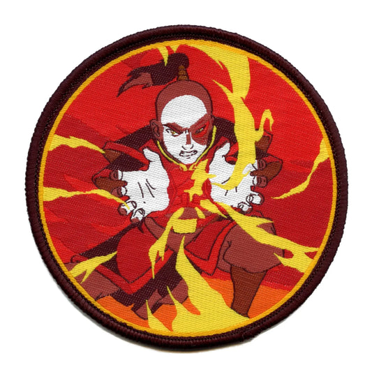 Official Avatar: The Last Airbender Patch Zuko Firebending Embroidered Iron On 