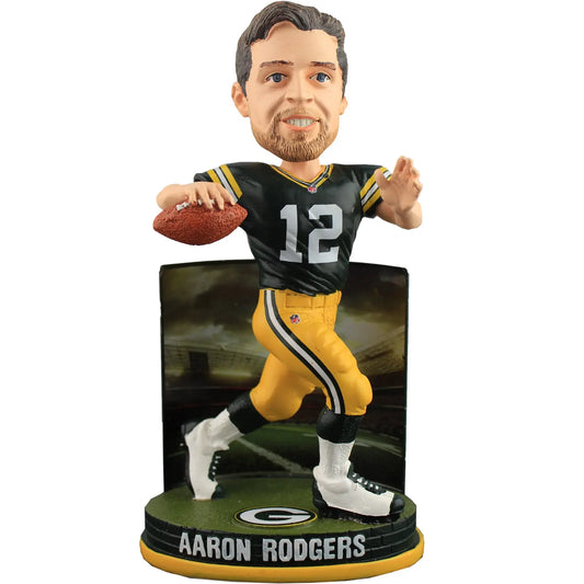 Green Bay Packers Aaron Rodgers #12 Stadium Bobblehead 