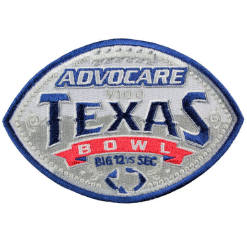 Advocare V100 Texas Bowl Game Jersey Patch Texas A&M Vs. Oklahoma State 2019 