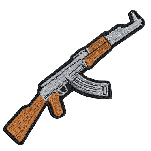 AK-47 Patch Ammunition Artillery Embroidered Iron On 