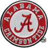 Alabama Crimson Tide Round Logo Iron On Embroidered Patch 