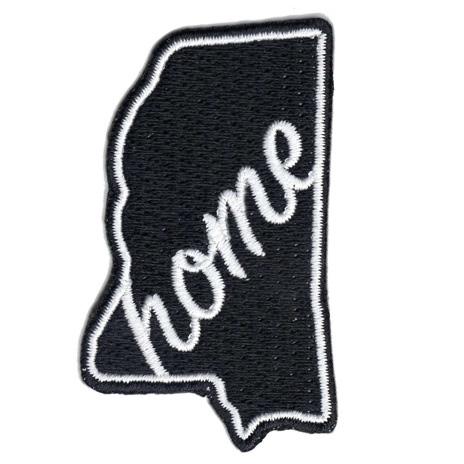 Mississippi Home State Patch Embroidered Iron On 